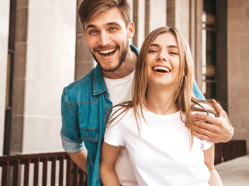 Happy Boy and Girl