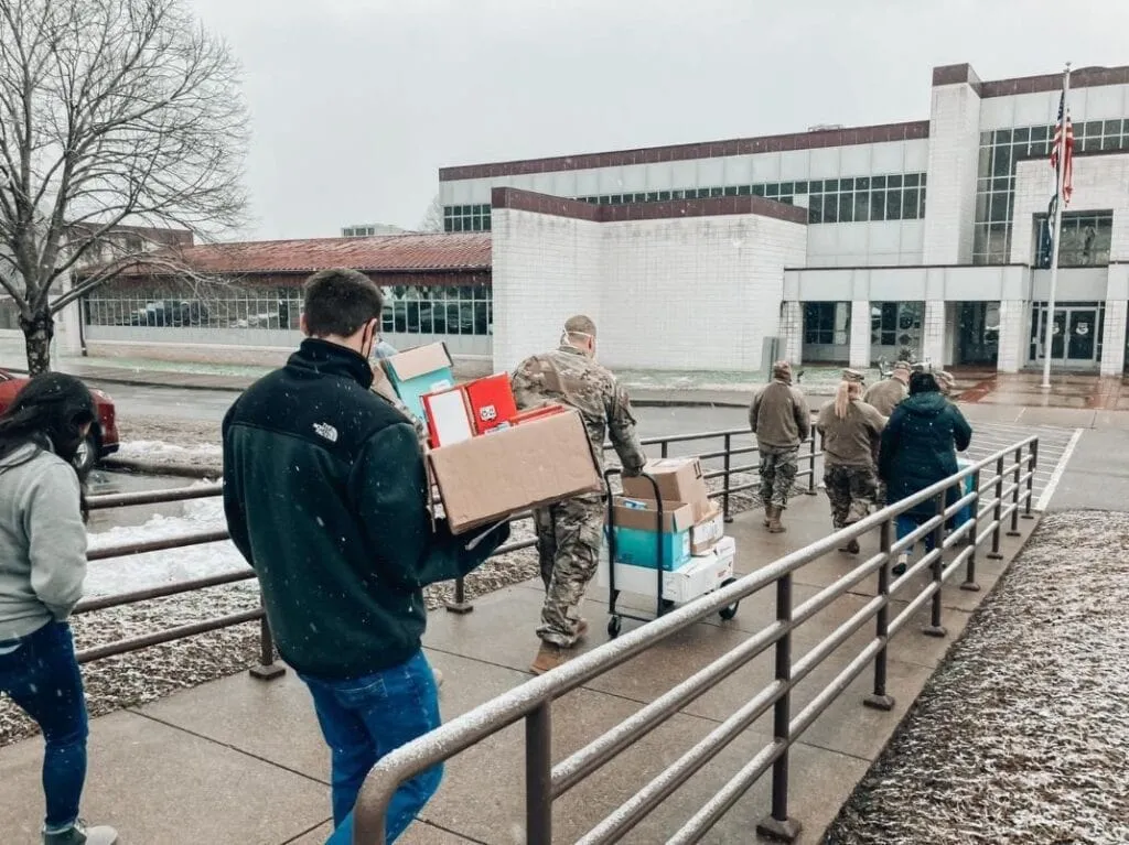 people coming moment